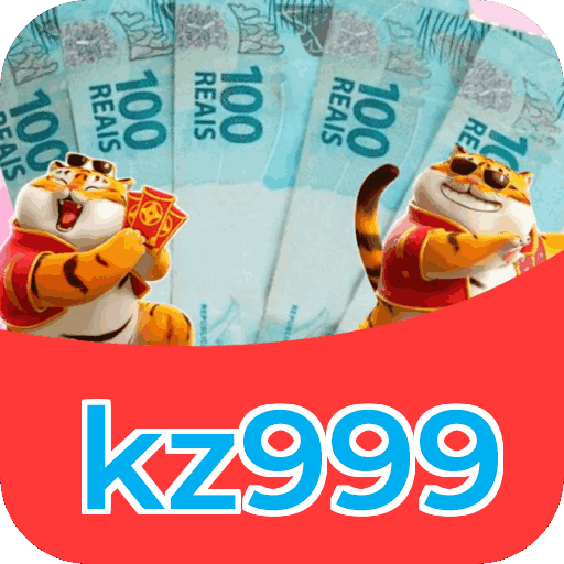Interface do aplicativo kz999 mostrando jogos disponíveis no iOS e Android